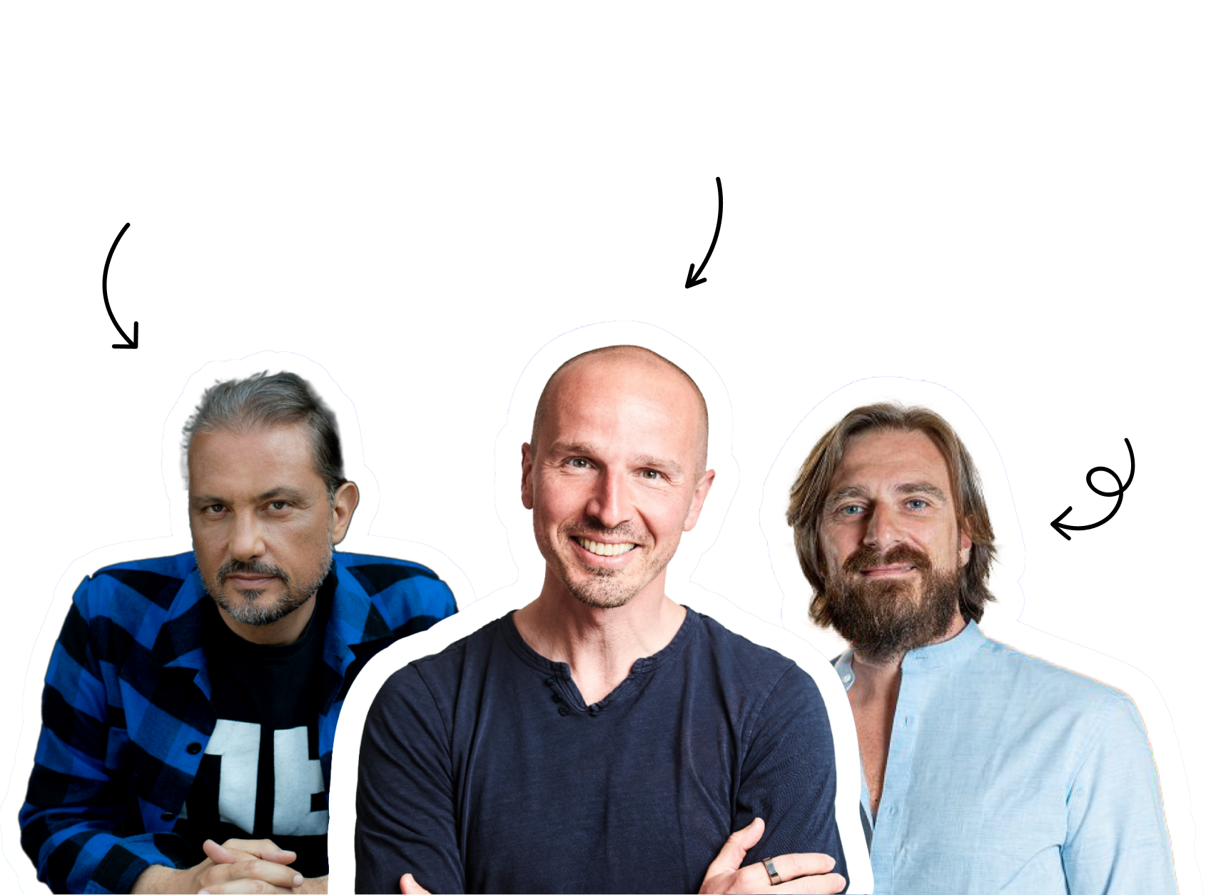 Marco Montemagno, Paolo Barberis e Max Ciociola
